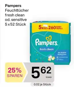 Bipa Feuchttücher fresh clean od. sensitive Angebot