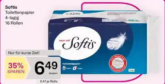 SOFTIS Toilettenpapier 4-lagig