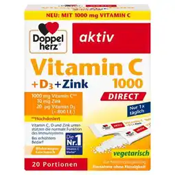 dm VitaminC 1000+D3+Zink Direct Sticks dm Angebot