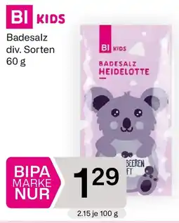 Bipa Kinder Badesalz Heidelotte Angebot