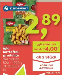 ADEG iglo Kartoffel- produkte Angebot