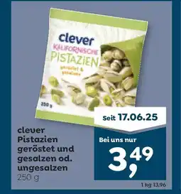 ADEG clever Pistazien geröstet und gesalzen od. ungesalzen Angebot