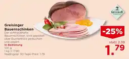 Unimarkt Greisinger Bauernschinken Angebot