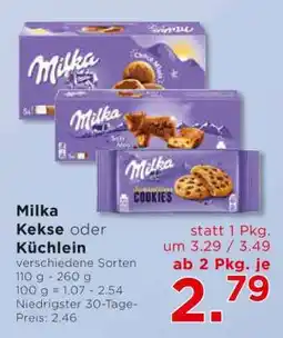Unimarkt Milka Kekse oder Küchlein Angebot