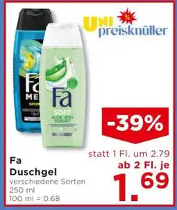 Unimarkt FA DUSCHGEL Angebot