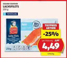 Hofer GOLDEN SEAFOOD LACHSFILETS Angebot