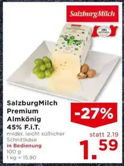 Unimarkt SalzburgMilch Premium Almkönig 45% F.i.T Angebot