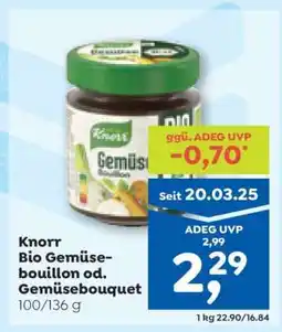 ADEG Knorr Bio Gemüsebouillon od. Gemüsebouquet Angebot