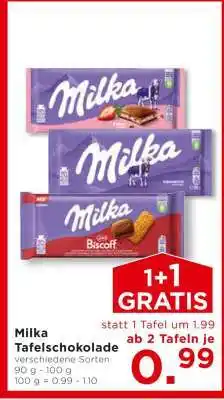Unimarkt Milka Tafelschokolade Angebot