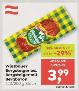 ADEG Wiesbauer Bergsteiger od. Bergsteiger mit Bergbaron Angebot