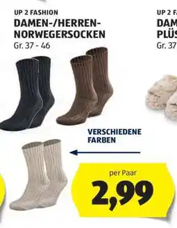 Hofer UP 2 FASHION DAMEN-/HERREN-NORWEGERSOCKEN Angebot