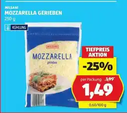 Hofer Mozzarella gerieben Angebot