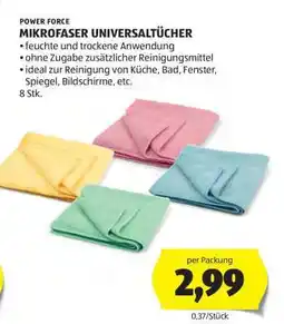 Hofer MIKROFASER UNIVERSALTÜCHER Angebot