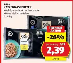 Hofer SHEBA KATZENNASSFUTTER Angebot