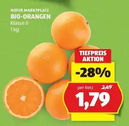 Hofer BIO-ORANGEN Angebot