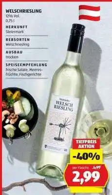Hofer Welschriesling Angebot