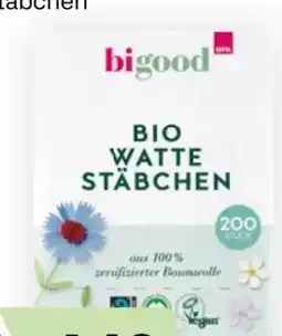 Bipa bi good Bio-Wattestäbchen Angebot