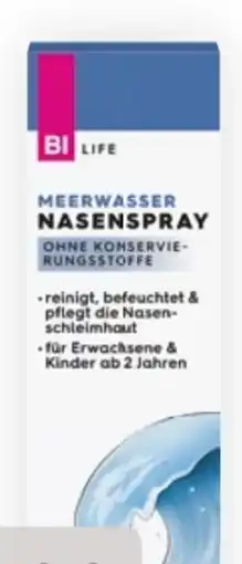 Bipa Bi Life Nasenspray Meerwasser Angebot