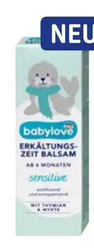 dm Babylove Erkältungszeit Balsam sensitive Angebot