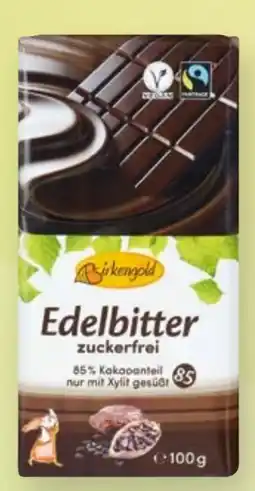 dm Birkengold Schokolade Edelbitter Angebot