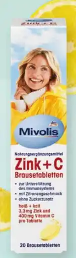 dm Mivolis Nahrungsergänzungsmittel Zink + C Depot Angebot
