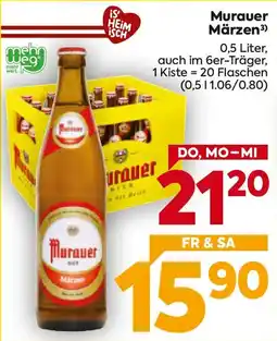 Billa Murauer Märzen Angebot