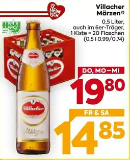 Billa Villacher Märzen Angebot
