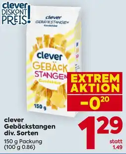 Billa clever Gebäckstangen Angebot