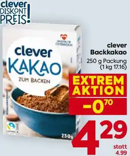 Billa clever Backkakao Angebot