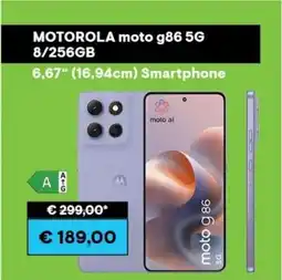 0815 Motorola smartphone moto g86 Angebot