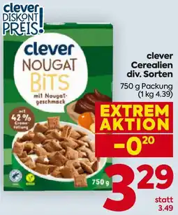 Billa clever Cerealien Angebot