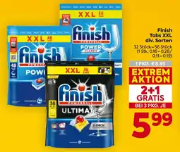 Billa Finish Tabs XXL Angebot