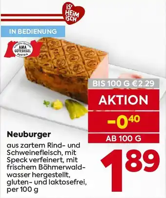 Billa Neuburger Angebot