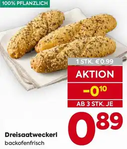Billa Dreisaatweckerl Angebot