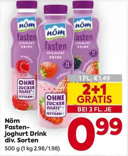 Billa Nöm Fasten- joghurt Drink Angebot
