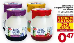 Billa Schärdinger Bergbauern Joghurt Angebot