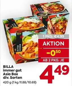 Billa BILLA immer gut Asia Box Angebot