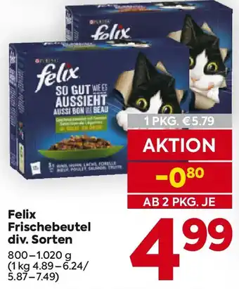 Billa Felix Frischebeutel Angebot