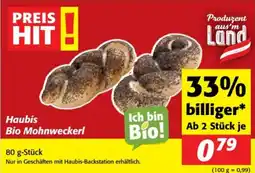 Nah&Frisch Haubis Bio Mohnweckerl Angebot