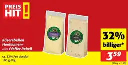 Nah&Frisch Käserebellen Heublumen- oder Pfeffer Rebell Angebot