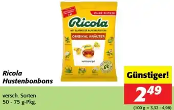 Nah&Frisch Ricola Hustenbonbons Angebot