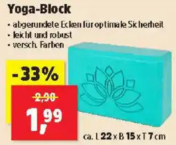 Thomas Philipps Yoga-Block Angebot
