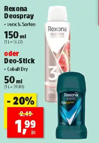 Thomas Philipps Rexona Deospray Angebot