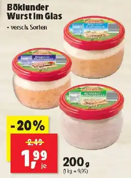 Thomas Philipps Bōklunder Wurst Im Glas Angebot