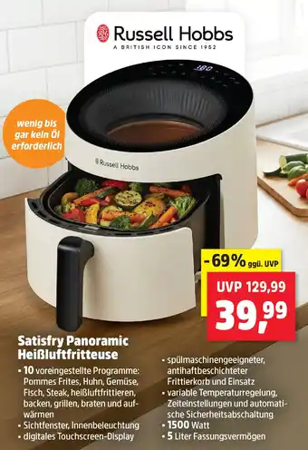 Satisfry Panoramic Heißluftfritteuse