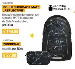 Skribo Schulrucksack mate ,reflective❝ Angebot