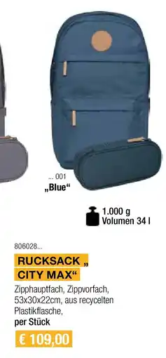 Skribo Rucksack city max" Angebot