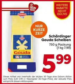 Billa Schärdinger Gouda-Scheiben Angebot