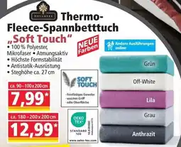 Norma Thermo Fleece Spannbetttuch Soft Touch Angebot