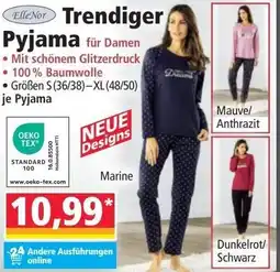 Norma Trendiger Pyjama Angebot